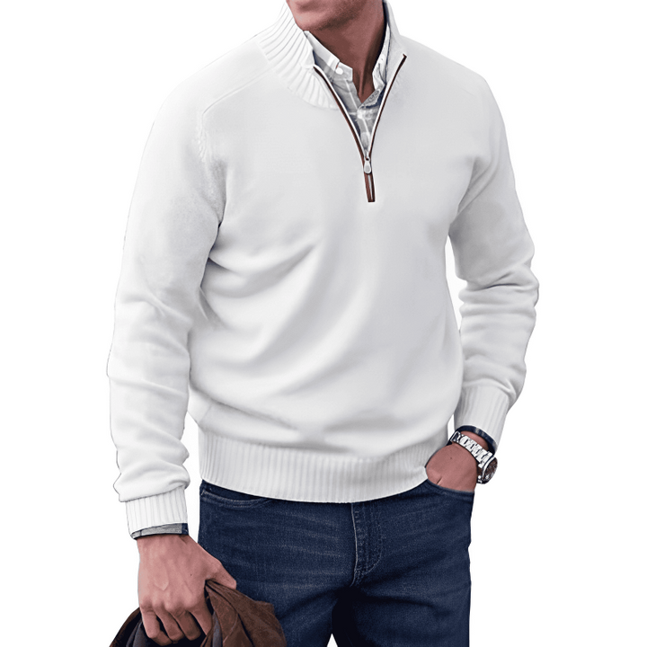 CRISPIN - EINFACHER GERIPPTER PULLOVER