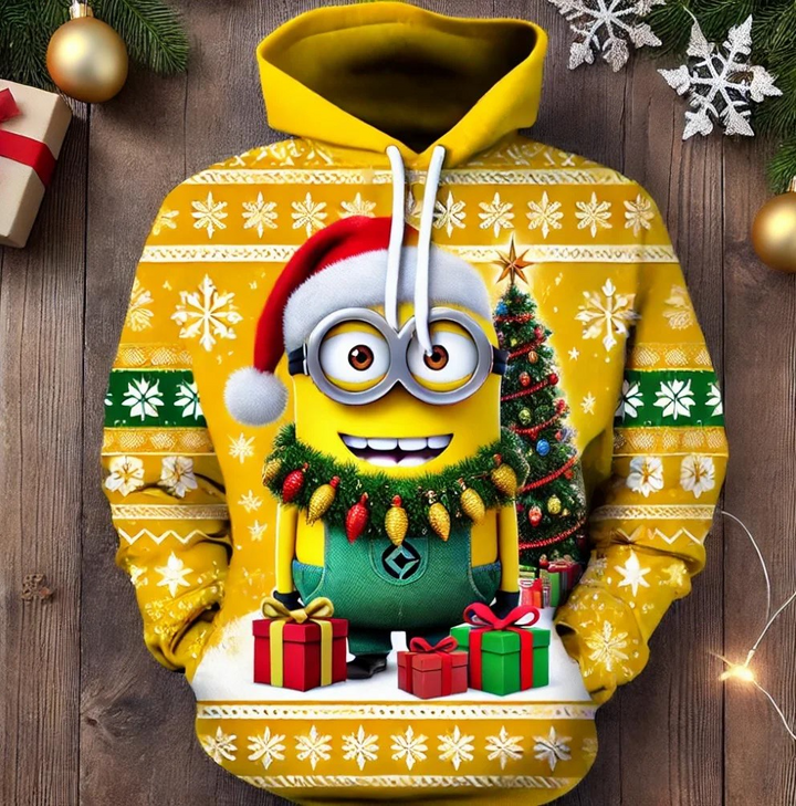 Minion - Weihnachts-Hoodie