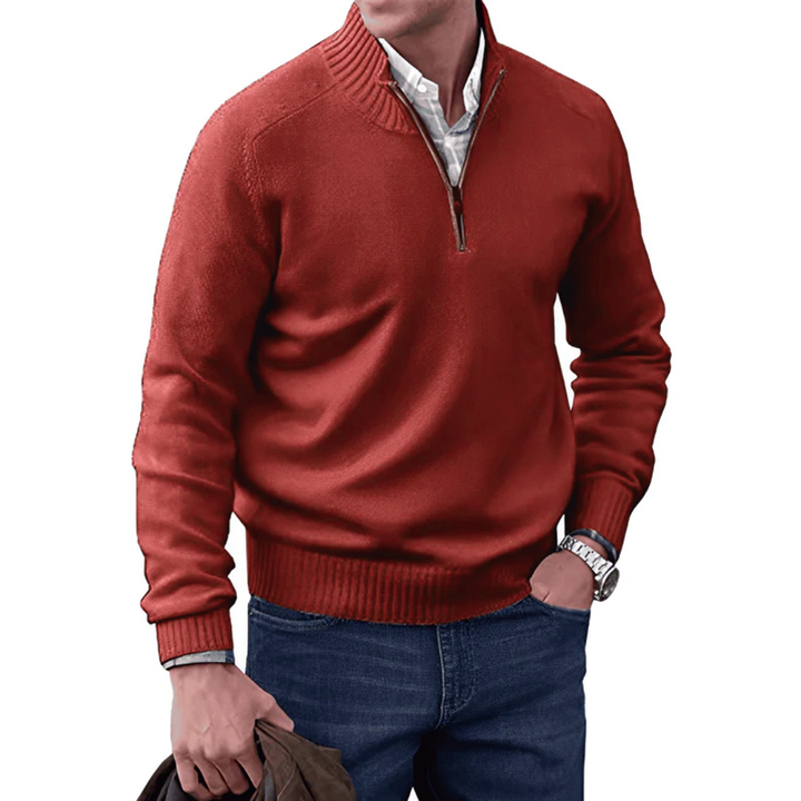 CRISPIN - EINFACHER GERIPPTER PULLOVER